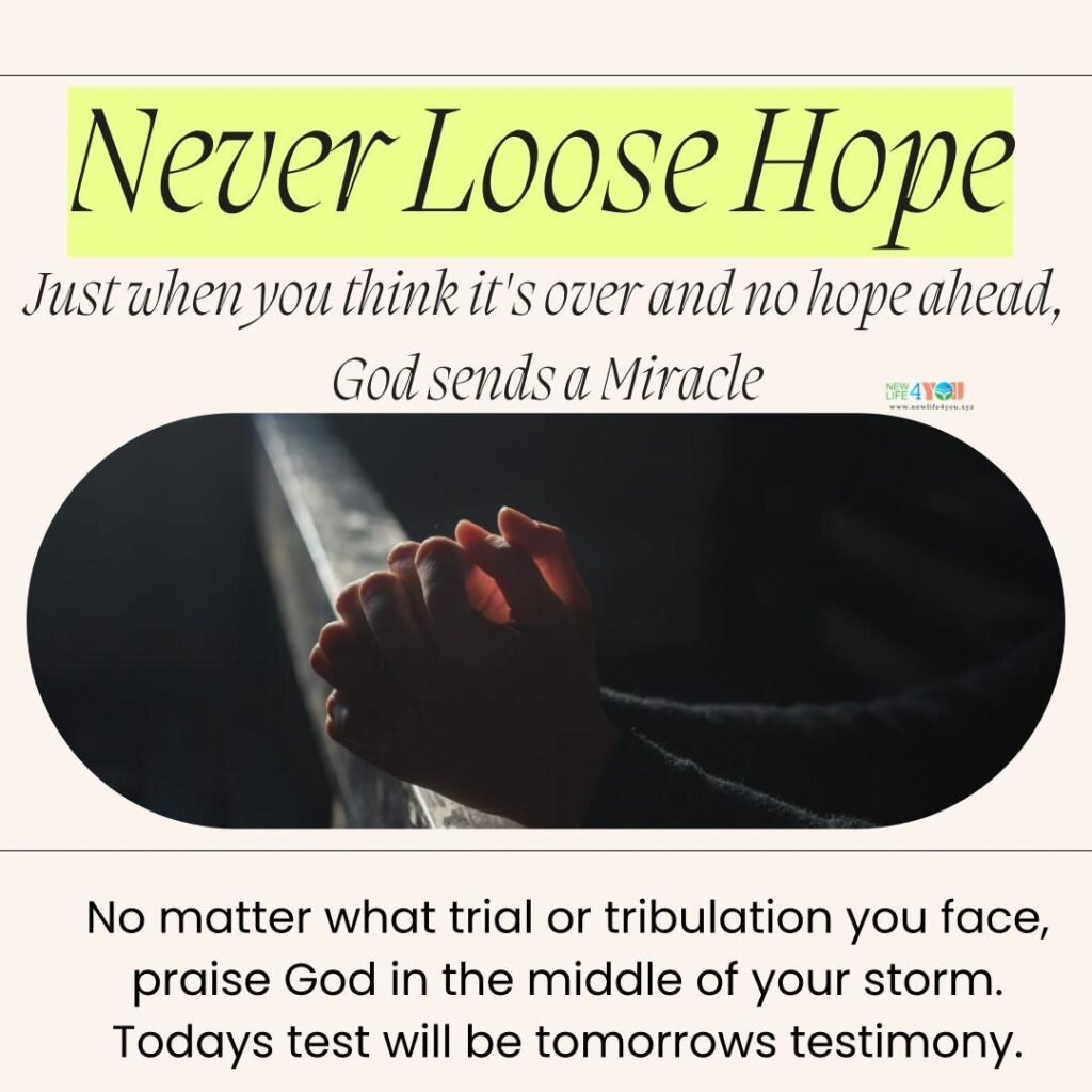 Never Loose Hope