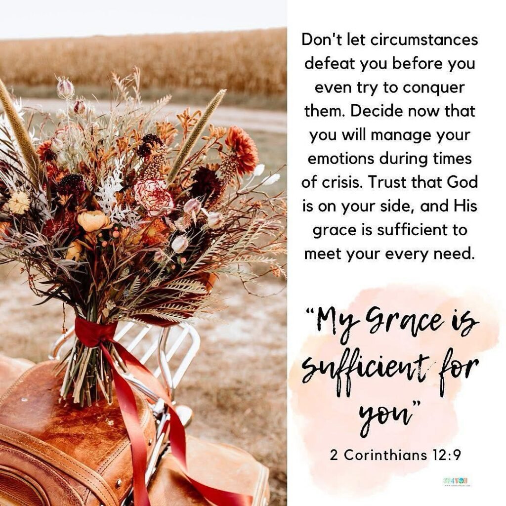God’s grace won’t always remove the storm—but it will always carry you through.