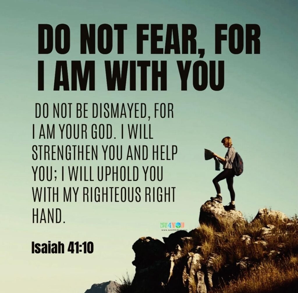 You may not know what today holds—but you know Who holds you. God be with you.