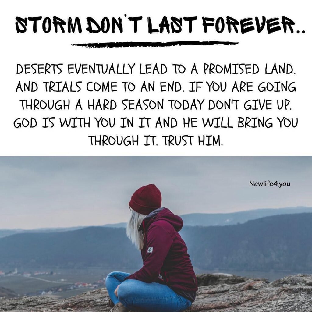 The night won’t last. Joy is coming. Hold on—God is not done.