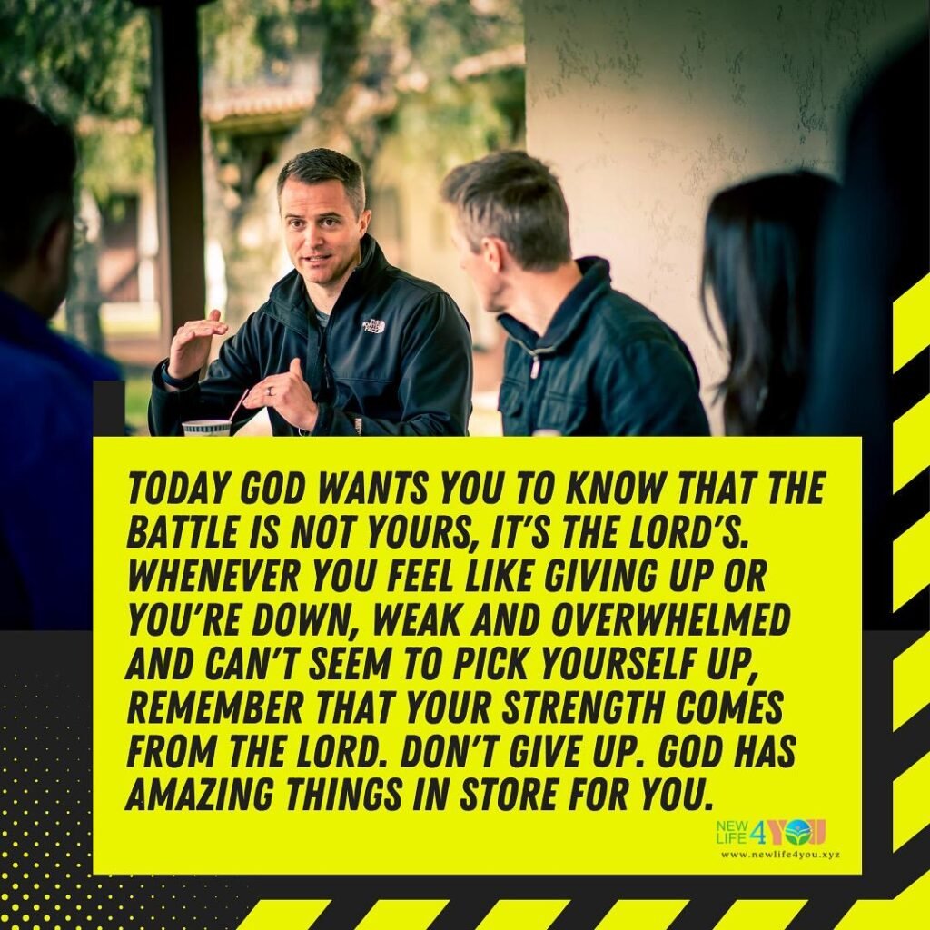 Let God fight your battles. Your job? Be still and trust.