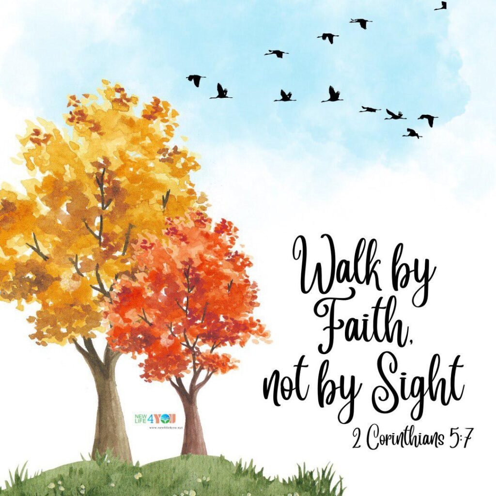 Faith sees what eyes cannot. Keep walking—God is guiding every step.