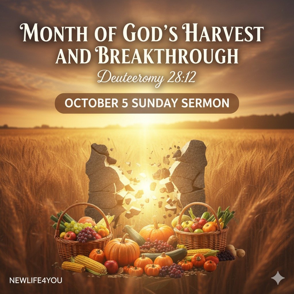 Month of God’s Harvest and Breakthrough.
