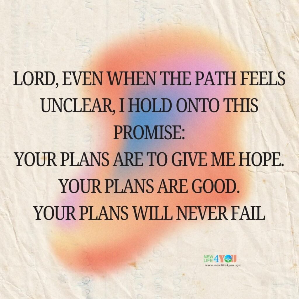 God’s Plan Is Still Good.