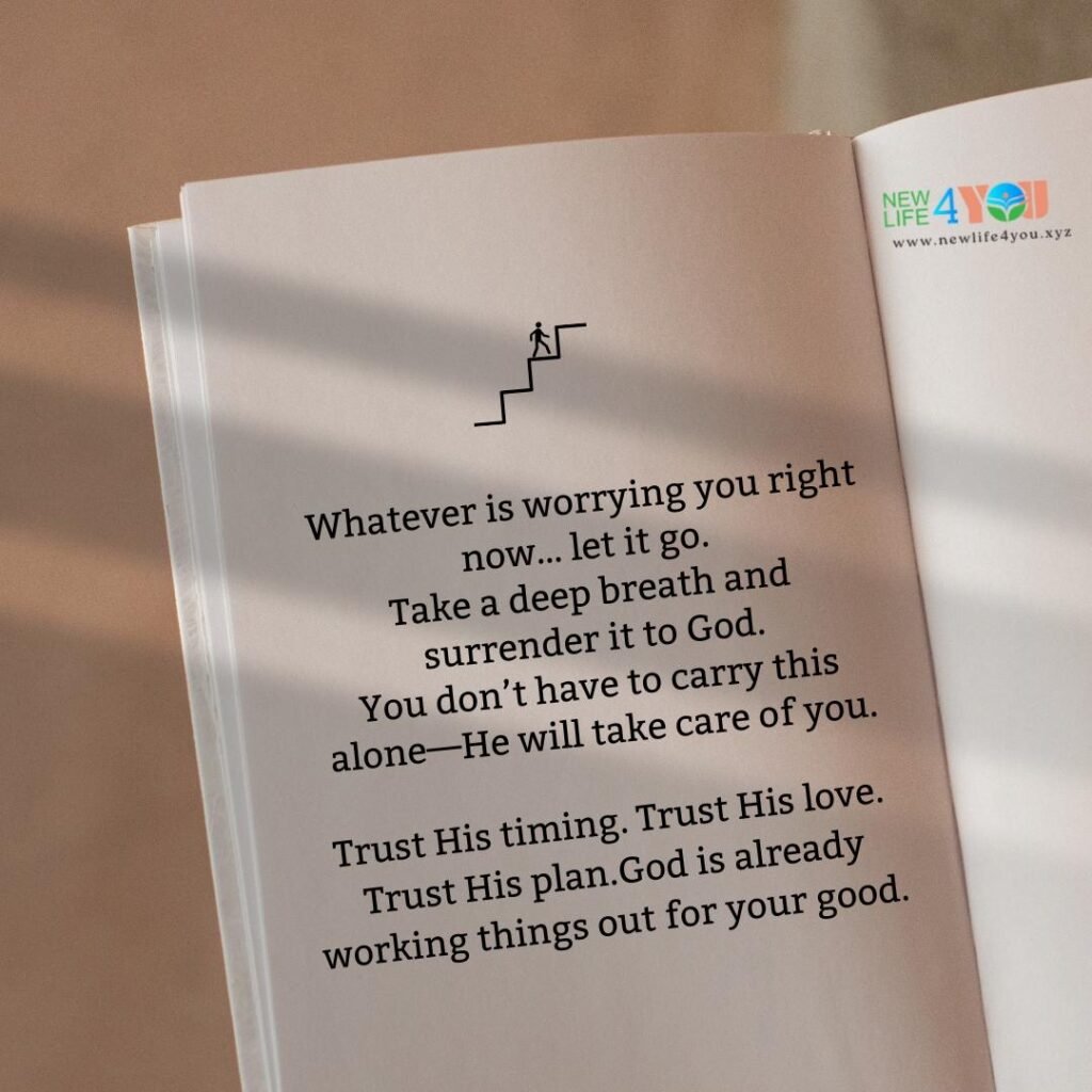 Let It Go and Trust God Completely.