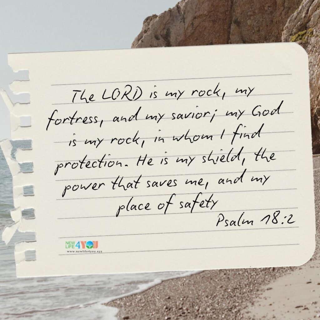 In every storm, God is your steady ground. He is your rock, your refuge, your rescue.