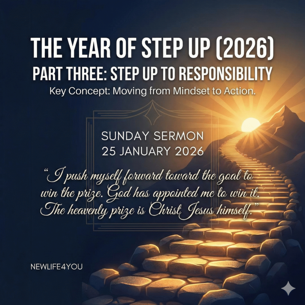 The Year of Step Up (2026)  PART THREE: Step Up to Responsibility