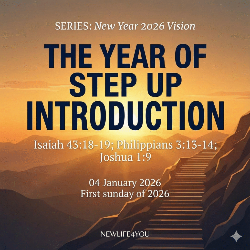 THE YEAR OF STEP UP INTRODUCTION.