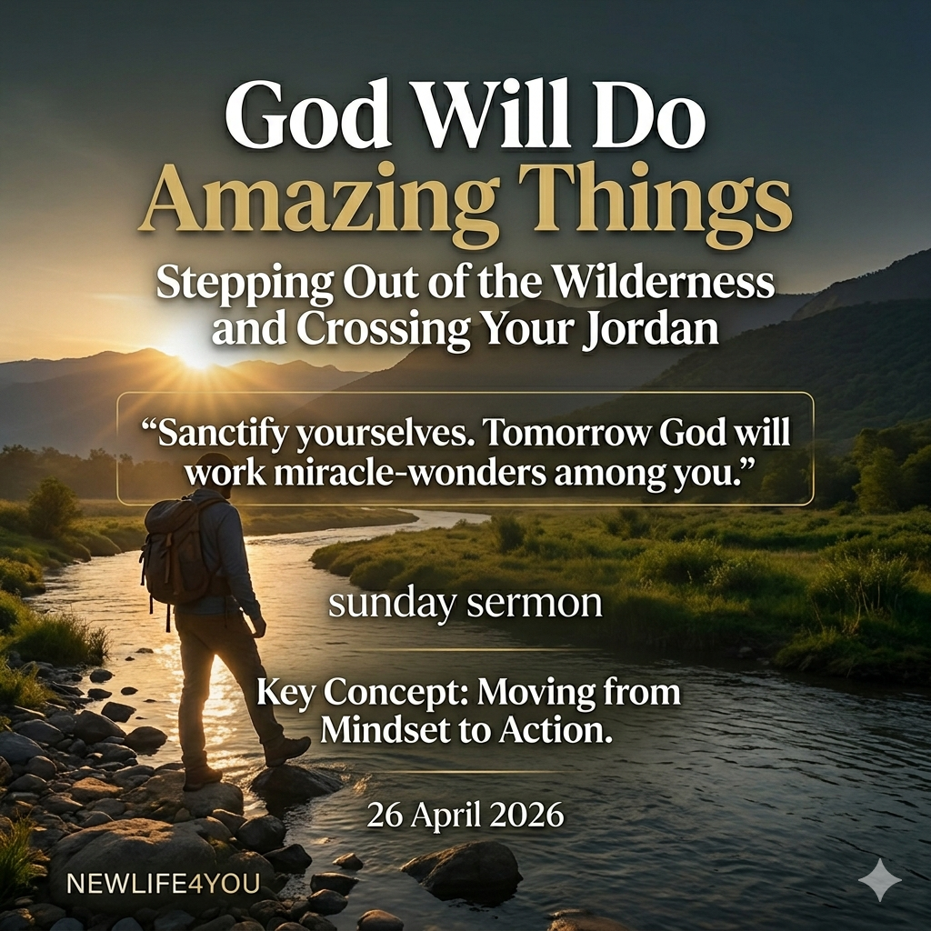 God Will Do Amazing Things.