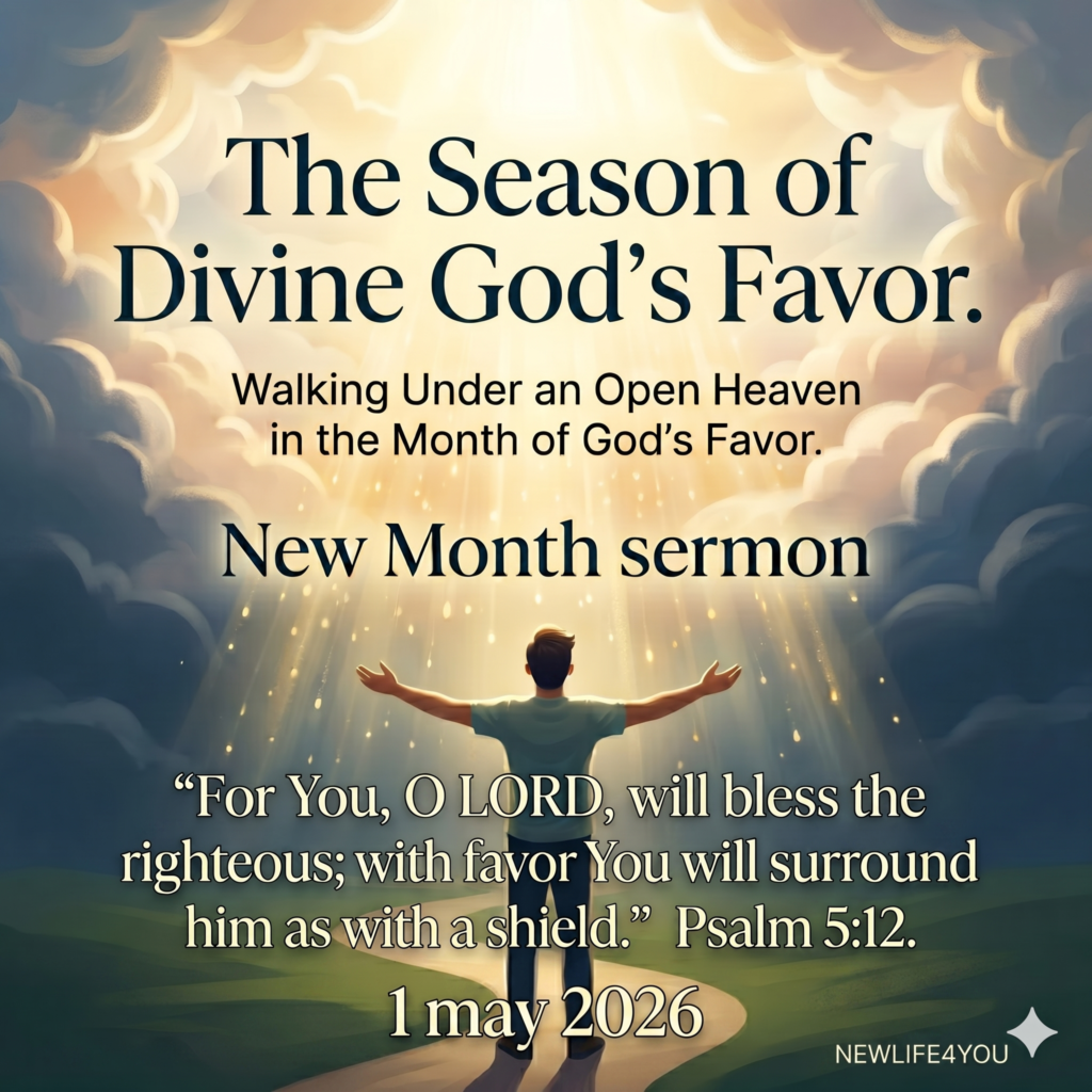 The Season of Divine God’s Favor.