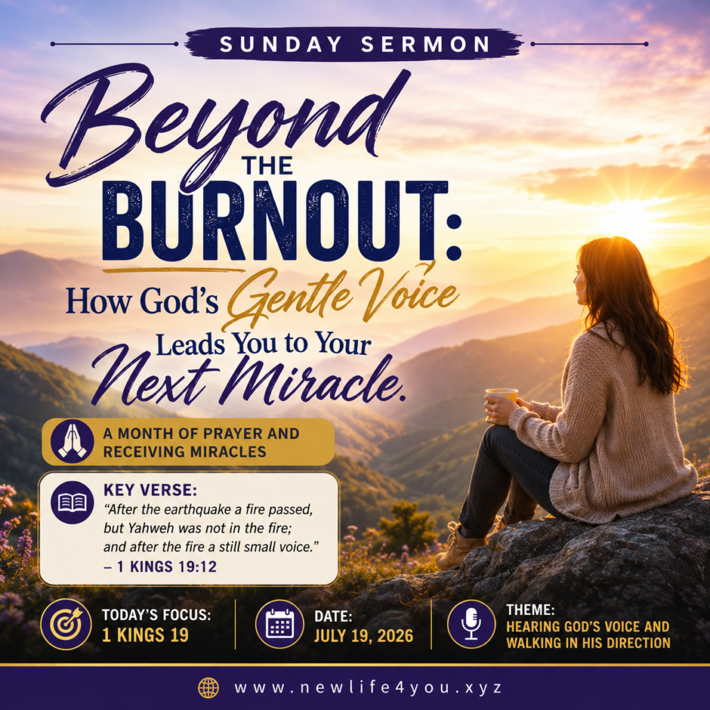 BEYOND THE BURNOUT: How God’s Gentle Voice Leads You to Your Next Miracle.