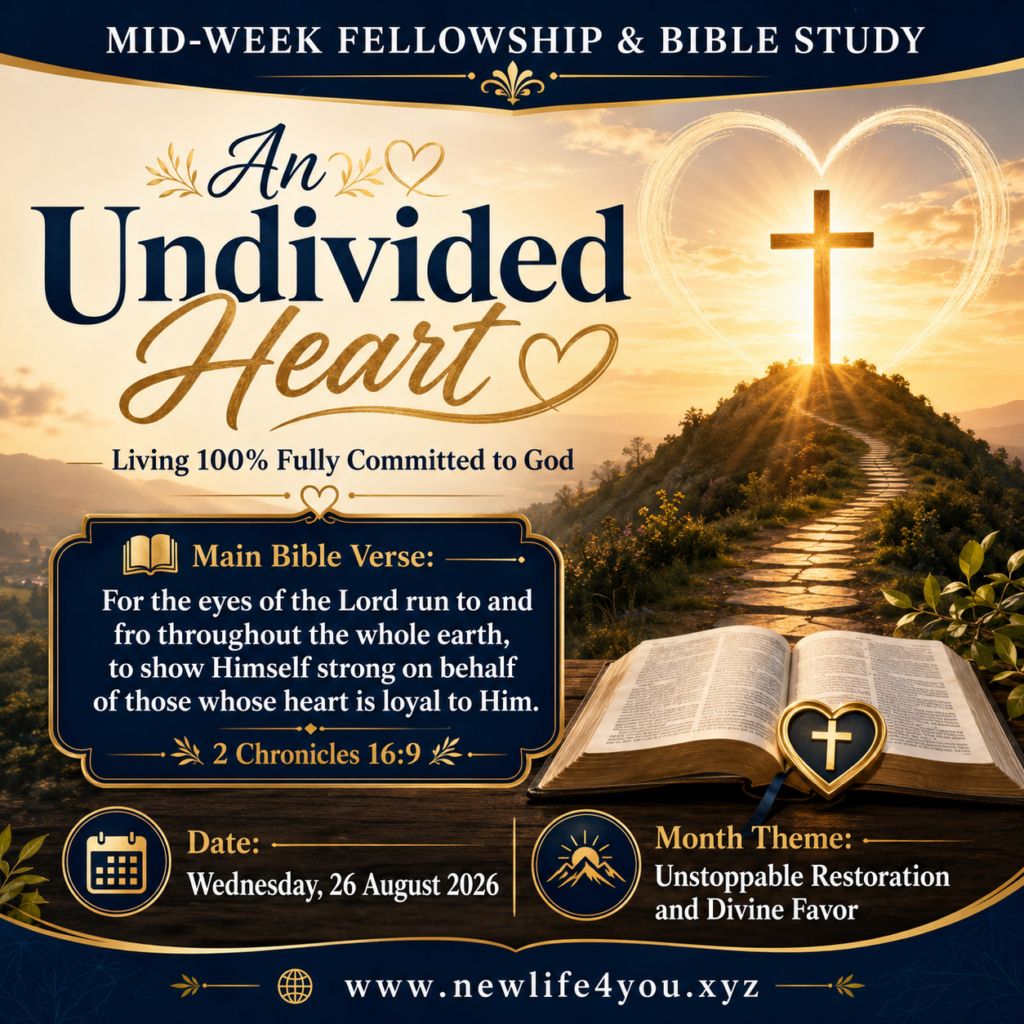 An Undivided Heart: Living 100% Fully Committed to God.