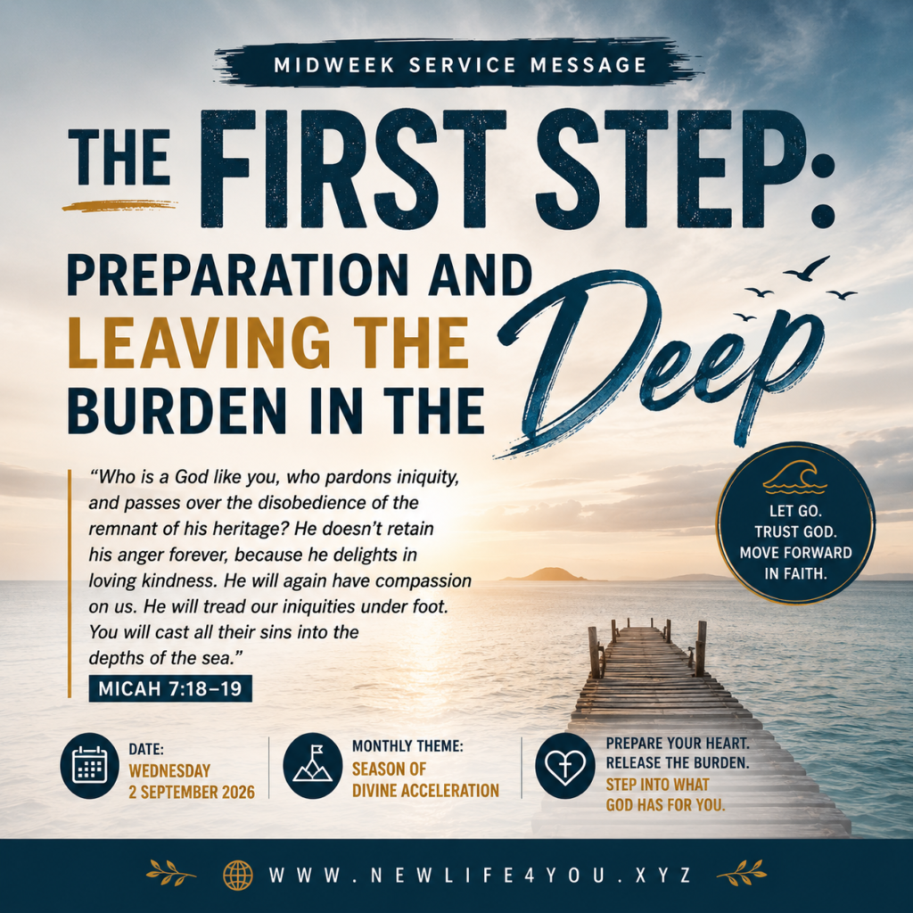 The First Step: Preparation and Leaving the Burden in the Deep.
