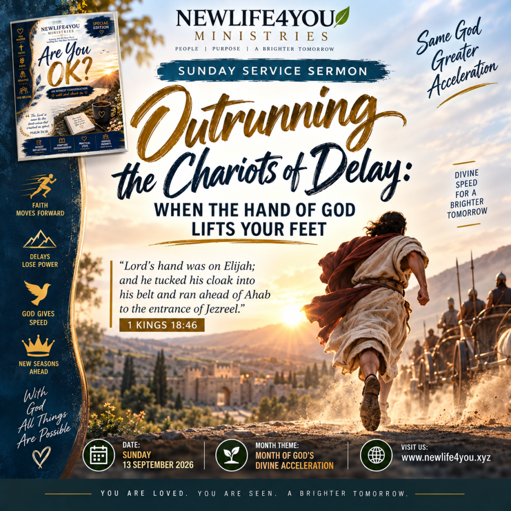 Outrunning the Chariots of Delay: When the Hand of God Lifts Your Feet.